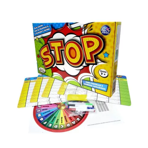 PAIS E FILHOS - STOP JOGO EDUCATIVO +7ANOS