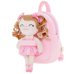 GLOVELEYA - MOCHILA COM BONECA BAILARINA CACHOS - LOIRA - comprar online
