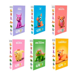 CLAYEEZ - MASSINHA AIR CLAY 38G - PET - Mamu Kids Store