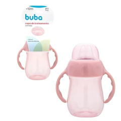 BUBA - COPO DE TREINAMENTO COM ALÇA 160ML ROSA