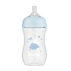 Imagem do BUBA - MAMADEIRA ANTICÓLICA EASY FLOW NUVEM 270ML - AZUL