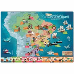 TOYSTER - QUEBRA-CABEÇA EDUCATIVO - HISTÓRIA DO BRASIL - 120 PEÇAS - loja online