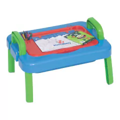 Imagem do MERCOTOYS - MESINHA DE DESENHO MULTIUSO COM LAPÍS DE COR - AZUL