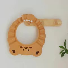 CAPACETE DE PROTEÇÃO PARA BANHO DO BEBE - MARROM - loja online