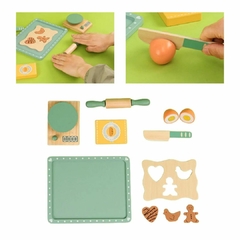 Imagem do BRINQUEDO DE MADEIRA MONTESSORI KIT DE COZINHA COOKIE 11 PEÇAS