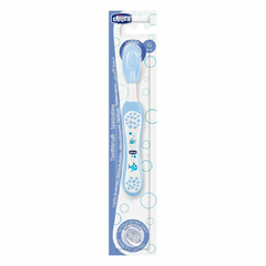 CHICCO - ESCOVA DE DENTE INFANTIL ULTRA MACIA 6M MENINO AZUL