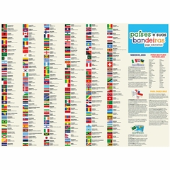 TOYSTER - JOGO EDUCATIVO - PAÍSES E SUAS BANDEIRAS - loja online