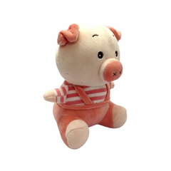 LOVE - PELÚCIA E MORDEDOR PORQUINHO ROSA 20CM - Mamu Kids Store
