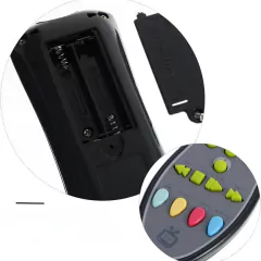 CONTROLE REMOTO MUSICAL TRILÍNGUE INGLÊS FRANCÊS E ESPANHOL