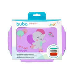 BUBA - BENTÔ BOX EM AÇO INOX BUBAZOO ELEFANTE 600ML na internet