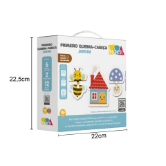 BABEBI - PRIMEIRO QUEBRA-CABEÇA JARDIM EM MADEIRA na internet