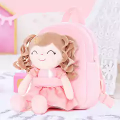 GLOVELEYA - MOCHILA COM BONECA PRINCESA - LOIRA - Mamu Kids Store