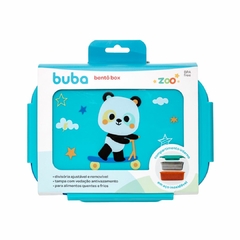 BUBA - BENTÔ BOX EM AÇO INOX BUBAZOO PANDA 600ML - Mamu Kids Store