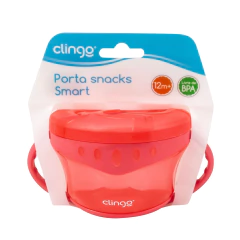 CLINGO - PORTA SNACKS SMART ROSA - loja online