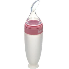BUBA - COLHER DOSADORA EM SILICONE COM VENTOSA ROSA - loja online