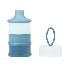 BUBA - POTES DE SNACK EMPILHÁVEIS 4 COMPARTIMENTO - AZUL