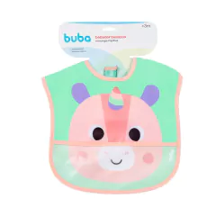 BUBA - BABADOR IMPERMEÁBEL COM BOLSO BUBAZOO UNICÓRNIO