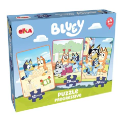 ELKA - PUZZLE PROGRESSIVO BLUEY 12, 20 E 30 PEÇAS - loja online