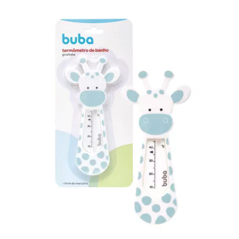 BUBA - TERMÔMETRO DE BANHO GIRAFINHA - AZUL