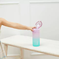 BUBA - GARRAFINHA COM TRAVA DE SEGURANÇA DEGRADÊ 400ML - AZUL na internet