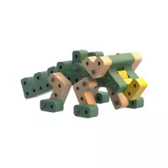 BRINQUEDO DE MONTAR MACIO - INVENT+MAIS - DINO BANG - 41 PEÇAS na internet
