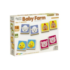Imagem do JUNGES - JOGO DA MEMÓRIA EM BLOCOS EM MDF - BABY FARM