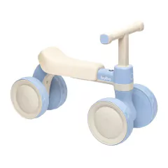 BUBA - BICICLETA DE EQUILÍBRIO 4 RODAS COM SOM AZUL +12M