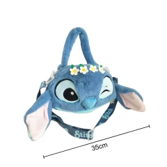 DISNEY - BOLSA DE MÃO 3D LILO E STITCH - STITCH FLORES - comprar online