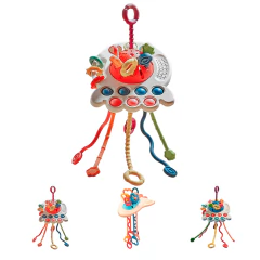 BRINQUEDO SENSORIAL MONTESSORI MULTIFUNÇÃO 4 EM 1 - Mamu Kids Store