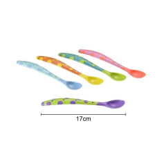 MULTIKIDS - KIT 5 COLHERES NHAC NHAC COLORIDAS - comprar online