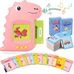 BRINQUEDO EDUCATIVO CARD EARLY COM INTERAÇÃO EM INGLÊS 112PC - DINO ROSA - comprar online