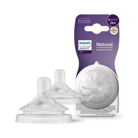 AVENT- KIT 2 BICOS DE MAMADEIRA PETÁLA 3.0 TAMANHO 1 0M