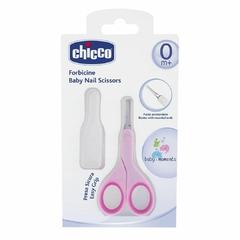 CHICCO - TESOURA INFANTIL PARA BEBES COM PROTETOR 0M+ ROSA - loja online