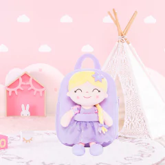 GLOVELEYA - MOCHILA COM BONECA PRINCESA ENCANTADA - RAPUNZEL - loja online