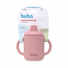 BUBA - COPO DE TRANSIÇÃO EM SILICONE 120 ML - ROSA