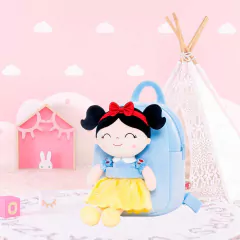 GLOVELEYA - MOCHILA COM BONECA PRINCESA ENCANTADA - BRANCA DE NEVE - loja online