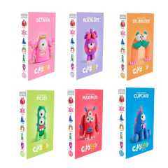 CLAYEEZ - MASSINHA AIR CLAY 38G - MONSTRO - Mamu Kids Store