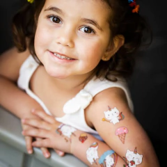 TATUFUN - KIT FESTA GATINHO NUVEM TATUAGEM TEMPORÁRIA INFANTIL na internet