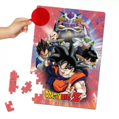 ELKA - QUEBRA CABEÇAS COM LENTE MÁGICA DRAGON BALL Z 100 PEÇAS - Mamu Kids Store