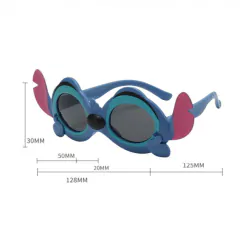 ÓCULOS DE SOL INFANTIL COM PROTEÇÃO UV 40 STITCH - AZUL - comprar online