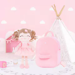 GLOVELEYA - MOCHILA COM BONECA PRINCESA - PINK na internet