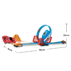 MULTIKIDS - PISTA DE CORRIDA EXPRESS WHEELS TRACK DUPLO LOOP 15 PEÇAS - comprar online