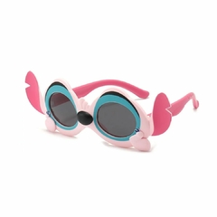 ÓCULOS DE SOL INFANTIL COM PROTEÇÃO UV 40 STITCH - ROSA