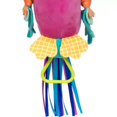 BUBA - CHOCALHO DE ATIVIDADES PELÚCIA PAPAGAIA LAILA - Mamu Kids Store