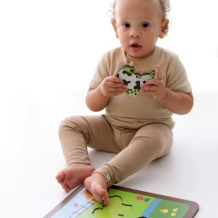 BABEBI - QUEBRA-CABEÇA DE ENCAIXE FAZENDINHA EM MADEIRA - loja online