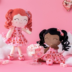 GLOVELEYA - BONECA 30CM SPRING VALENTINE'S - MORENA - Mamu Kids Store