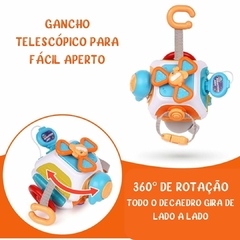 BRINQUEDO SENSORIAL CUBO DE ATIVIDADES 10X1 MONTESSORI na internet