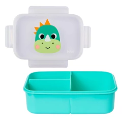 BUBA - BENTO LUNCHBOX COM DIVISÓRIAS BUBA ZOO DINO - Mamu Kids Store