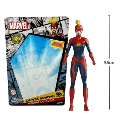 BONECO CAPITA MARVEL 9.5CM - MARVEL - SMN - comprar online
