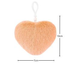 GLOVELEYA - CHAVEIRO PELÚCIA DE CORAÇÃO - comprar online